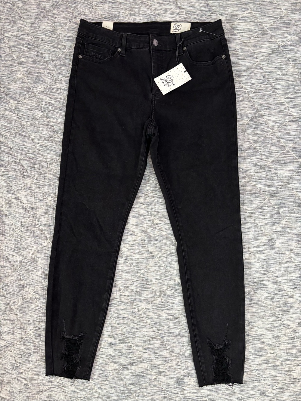 Cosmic Blue Love High Rise Ankle Skinny Jeans Sz 31 NWT | Skinny Ankle Jeans -